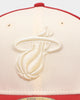 New Era Miami Heat 'Tonal Two-Tone' 59FIFTY Fitted Light Beige