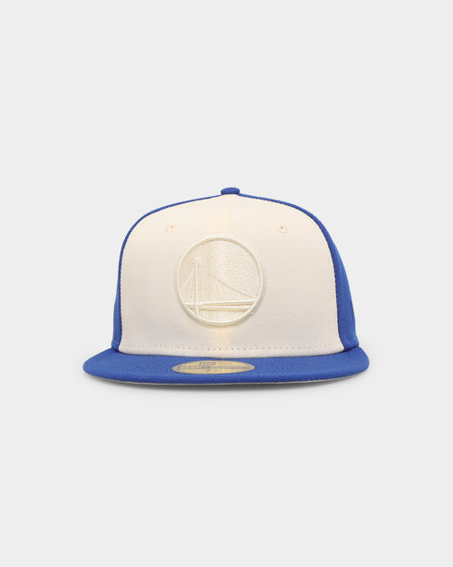 New Era Golden State Warriors 'Tonal Two-Tone' 59FIFTY Fitted Light Beige