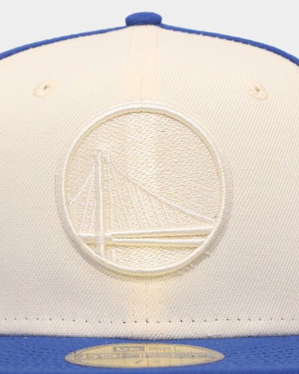 New Era Golden State Warriors 'Tonal Two-Tone' 59FIFTY Fitted Light Beige