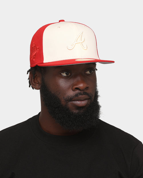 New Era Atlanta Braves 'Tonal Two-Tone' 59FIFTY Fitted Light Beige