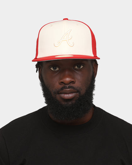 New Era Atlanta Braves 'Tonal Two-Tone' 59FIFTY Fitted Light Beige
