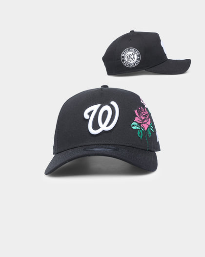 New Era Washington Nationals 'Flower' 9FORTY A-Frame Snapback Black/Floral