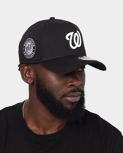 New Era Washington Nationals 'Flower' 9FORTY A-Frame Snapback Black/Floral