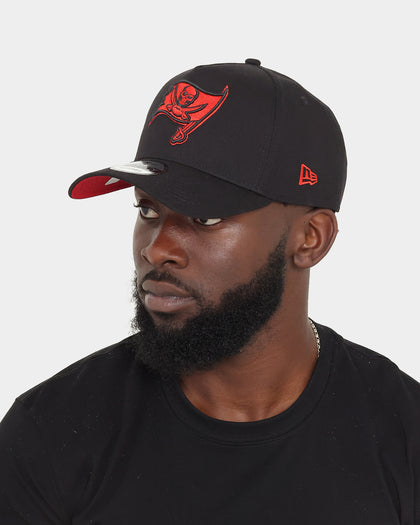 New Era Tampa Bay Buccaneers "Scarlet Bottom" 9FORTY A-Frame Snapback Black/Scarlet