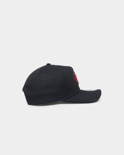 New Era San Francisco 49ers "Scarlet Bottom" 9FORTY A-Frame Snapback Black/Scarlet