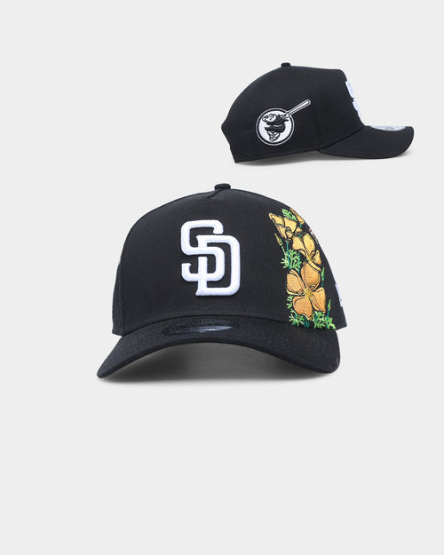 New Era San Diego Padres 'Flower' 9FORTY A-Frame Snapback Black/Floral