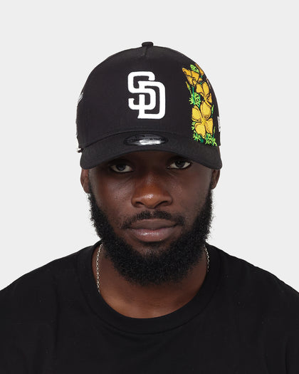 New Era San Diego Padres 'Flower' 9FORTY A-Frame Snapback Black/Floral