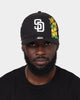 New Era San Diego Padres 'Flower' 9FORTY A-Frame Snapback Black/Floral