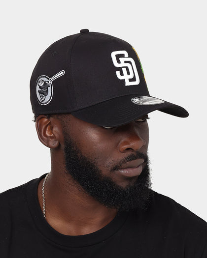 New Era San Diego Padres 'Flower' 9FORTY A-Frame Snapback Black/Floral