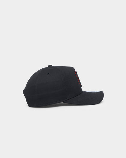 New Era San Diego Padres "Scarlet Bottom" 9FORTY A-Frame Snapback Black/Scarlet