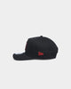 New Era San Diego Padres "Scarlet Bottom" 9FORTY A-Frame Snapback Black/Scarlet