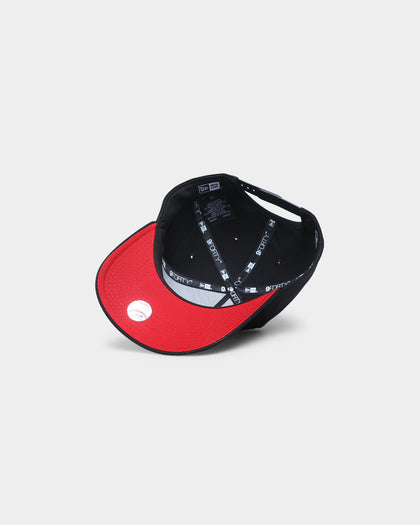 New Era San Diego Padres "Scarlet Bottom" 9FORTY A-Frame Snapback Black/Scarlet