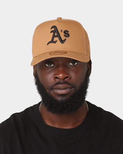 New Era Oakland Athletics 'Wheat' 9FORTY A-Frame Snapback Wheat/Black