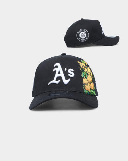 New Era Oakland Athletics 'Flower' 9FORTY A-Frame Snapback Black/Floral