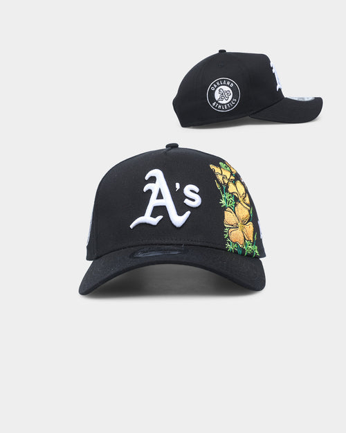 New Era Oakland Athletics 'Flower' 9FORTY A-Frame Snapback Black/Floral