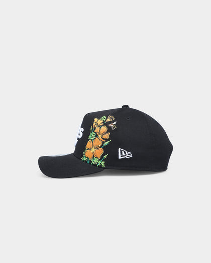 New Era Oakland Athletics 'Flower' 9FORTY A-Frame Snapback Black/Floral