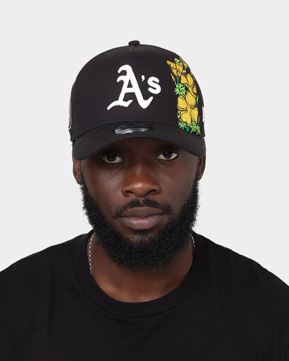 New Era Oakland Athletics 'Flower' 9FORTY A-Frame Snapback Black/Floral