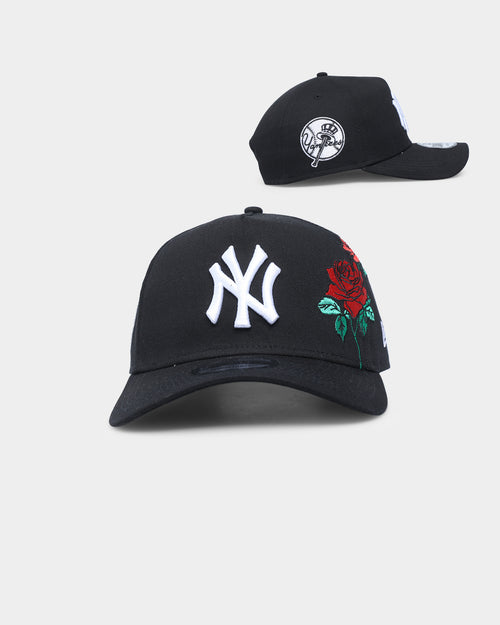 New Era New York Yankees 'Flower' 9FORTY A-Frame Snapback Black/Floral