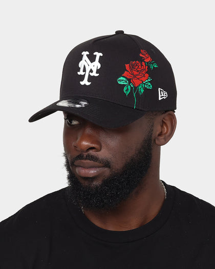 New Era New York Mets 'Flower' 9FORTY A-Frame Snapback Black/Floral