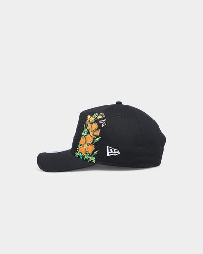 New Era Los Angeles Dodgers 'Flower' 9FORTY A-Frame Snapback Black/Floral