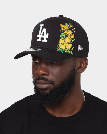 New Era Los Angeles Dodgers 'Flower' 9FORTY A-Frame Snapback Black/Floral