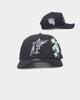 New Era Florida Marlins 'Flower' 9FORTY A-Frame Snapback Black/Floral