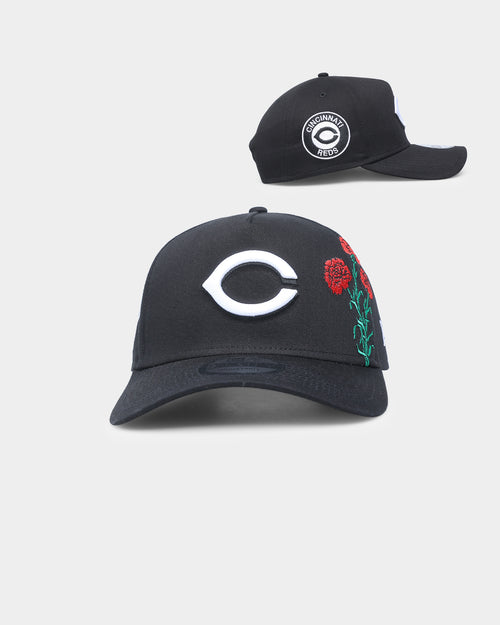 New Era Cincinnati Reds 'Flower' 9FORTY A-Frame Snapback Black/Floral