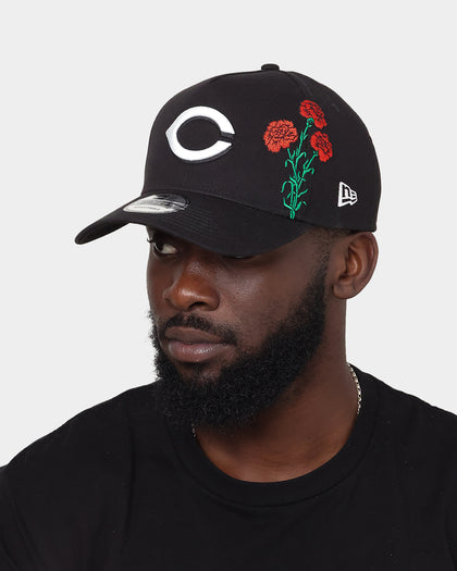 New Era Cincinnati Reds 'Flower' 9FORTY A-Frame Snapback Black/Floral