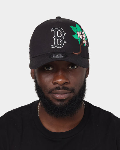 New Era Boston Red Sox 'Flower' 9FORTY A-Frame Snapback Black/Floral