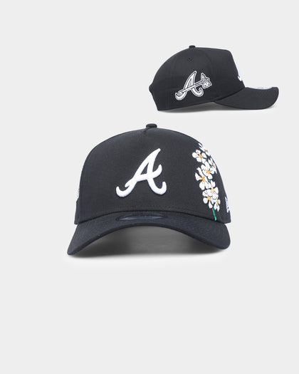 New Era Atlanta Braves 'Flower' 9FORTY A-Frame Snapback Black/Floral