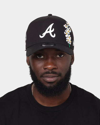 New Era Atlanta Braves 'Flower' 9FORTY A-Frame Snapback Black/Floral