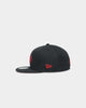 New Era San Francisco 49ers "Scarlet Bottom" 59FIFTY Fitted Black/Scarlet
