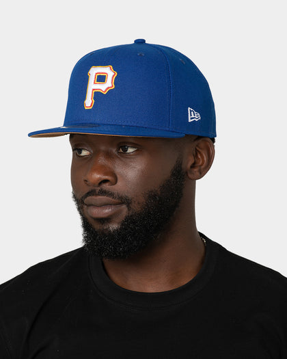 New Era Pittsburgh Pirates "Cereal Wheat Bottoms" 59FIFTY Fitted Light Royal