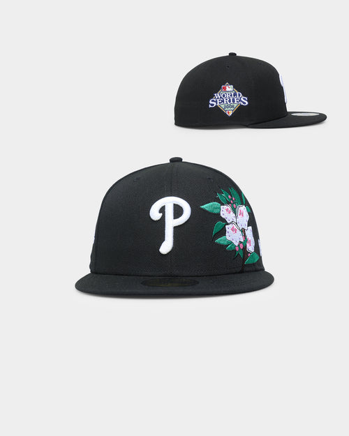 New Era Philadelphia Phillies 'State Flower' 59FIFTY Fitted Black/Floral
