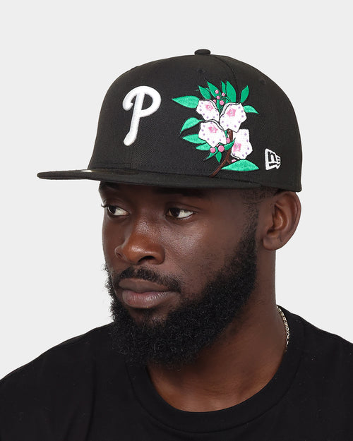 New Era Philadelphia Phillies 'State Flower' 59FIFTY Fitted Black/Floral