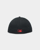 New Era Philadelphia Phillies "Scarlet Bottom" 59FIFTY Fitted Black/Scarlet