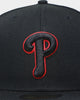 New Era Philadelphia Phillies "Scarlet Bottom" 59FIFTY Fitted Black/Scarlet