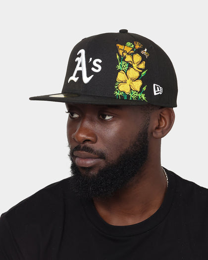 New Era Oakland Athletics 'State Flower' 59FIFTY Fitted Black/Floral