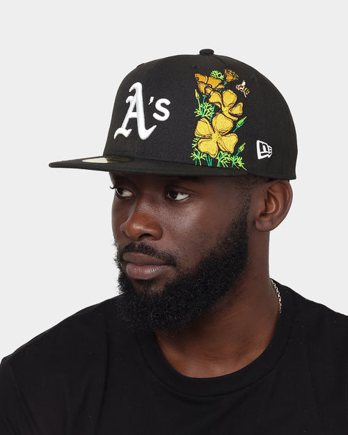 New Era Oakland Athletics 'State Flower' 59FIFTY Fitted Black/Floral