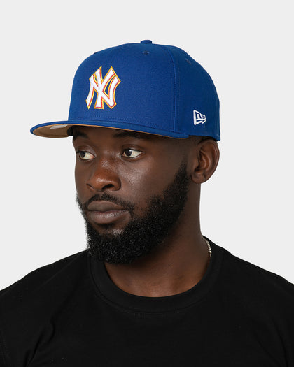 New Era New York Yankees "Cereal Wheat Bottoms" 59FIFTY Fitted Light Royal