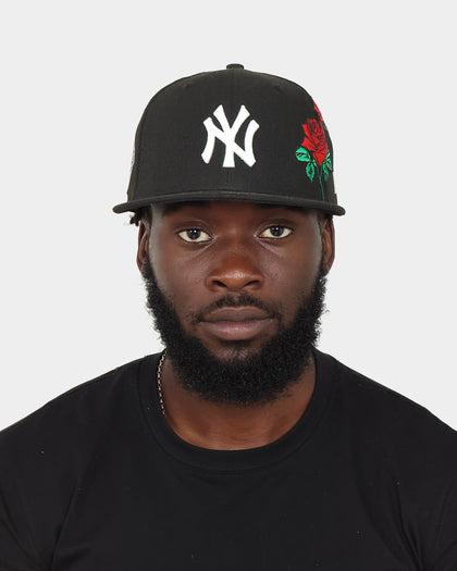 New Era New York Yankees 'State Flower' 59FIFTY Fitted Black/Floral