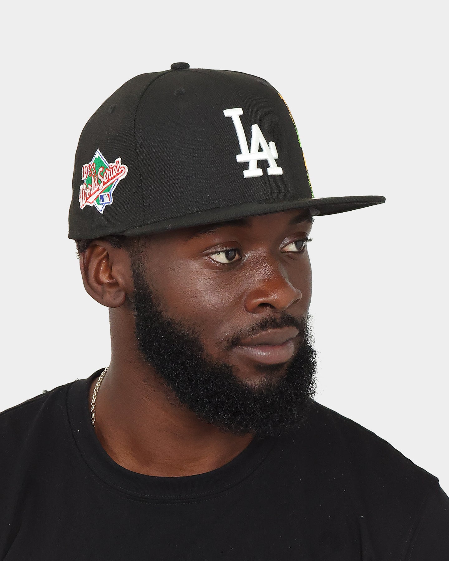 New Era Los Angeles Dodgers 'State Flower' 59FIFTY Fitted Black