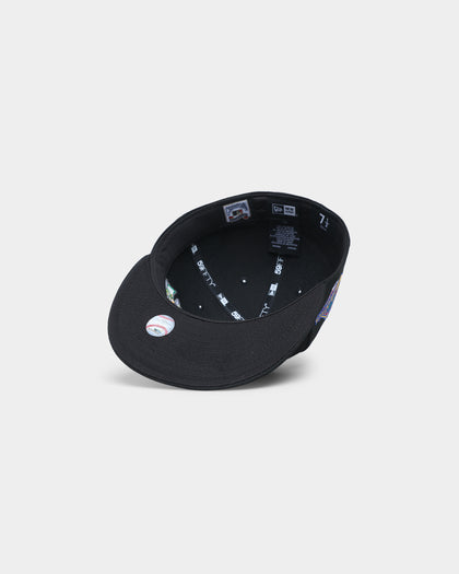 New Era Florida Marlins 'State Flower' 59FIFTY Fitted Black/Floral