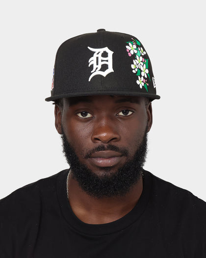 New Era Detroit Tigers 'State Flower' 59FIFTY Fitted Black/Floral