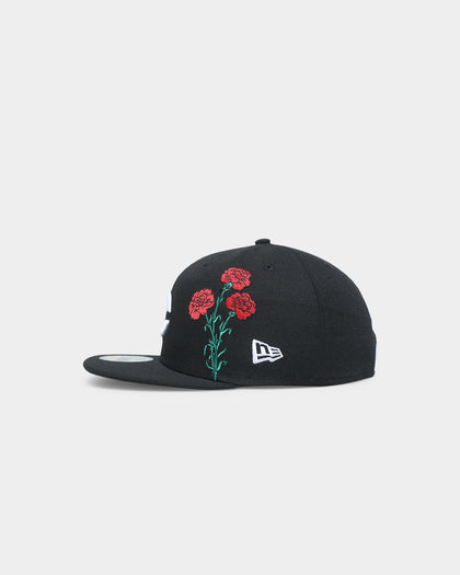 New Era Cincinnati Reds 'State Flower' 59FIFTY Fitted Black/Floral