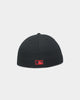 New Era Cincinnati Reds "Scarlet Bottom" 59FIFTY Fitted Black/Scarlet