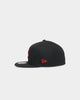 New Era Cincinnati Reds "Scarlet Bottom" 59FIFTY Fitted Black/Scarlet