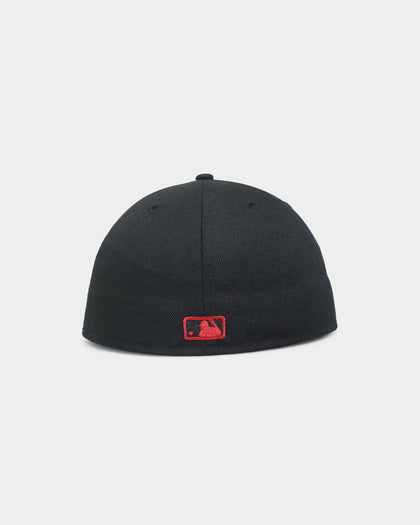 New Era Chicago White Sox "Scarlet Bottom" 59FIFTY Fitted Black/Scarlet