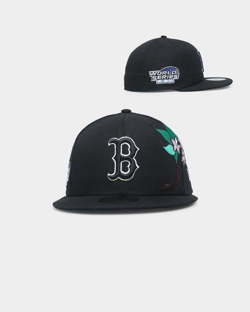 New Era Boston Red Sox 'State Flower' 59FIFTY Fitted Black/Floral