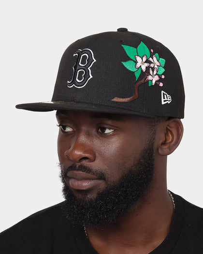 New Era Boston Red Sox 'State Flower' 59FIFTY Fitted Black/Floral